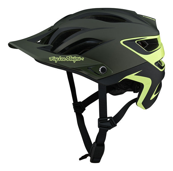 Casco Troy Lee Designs A3 con Mips Uno Glass Green